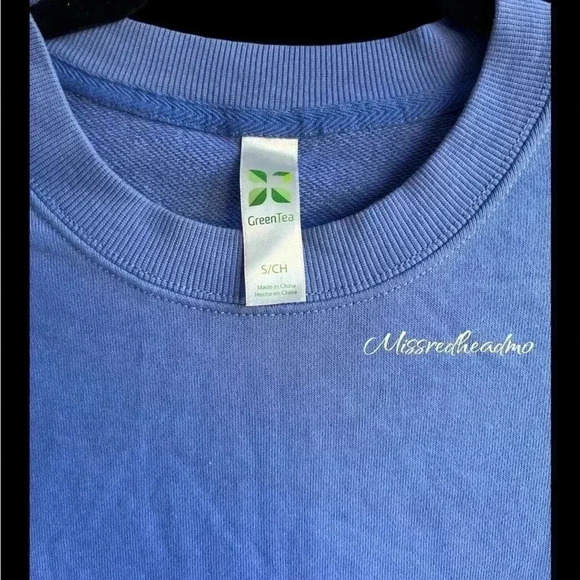 ~Green Tea~ Sweatshirt - S/CH - Picture 3 of 3